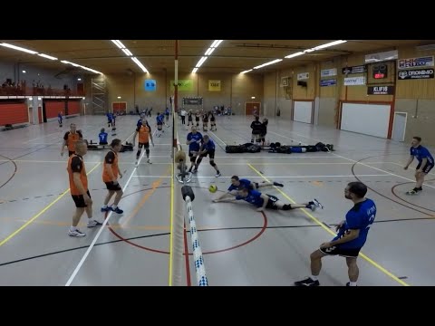 The first ever DOUBLE synchroon pancake VOLLEYBAL unbelievable! | URK - DIOS