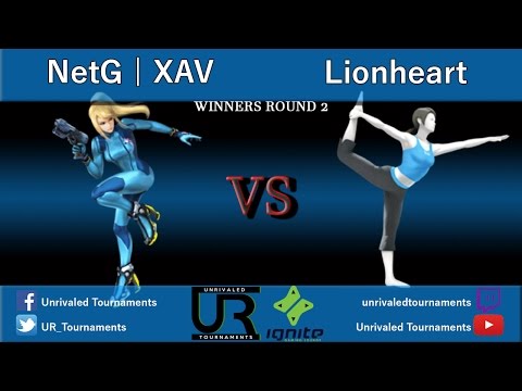 Ignition #13  WINNERS ROUND 2 - NetG | XAV (Zero Suit Samus) vs Lionheart (Wii Fit)