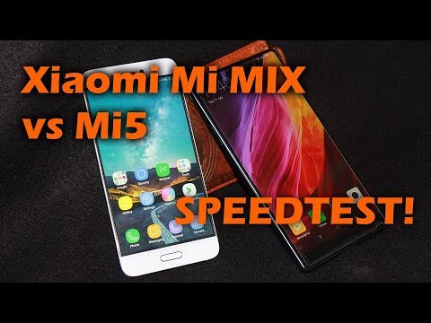 Xiaomi Mi MIX vs Mi5 - Speedtest