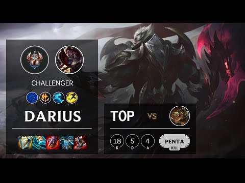 Darius Top vs Renekton - EUW Challenger Patch 10.25b