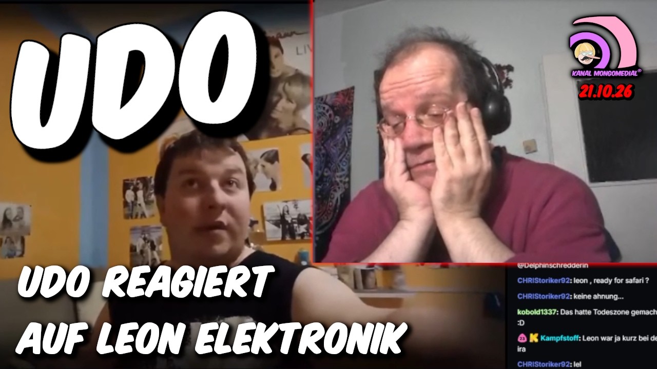 UDO - Udo reagiert auf Leon Elektronik! UNZWAM 21.10.26 #UdoHooligans
