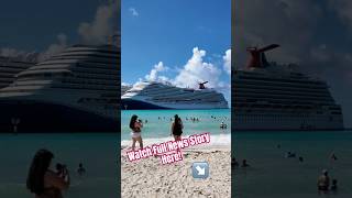 Tragedy Strikes Carnival Again. #shorts #cruise #beachday