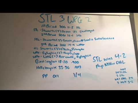 Blues beat Jets advance to Round 2