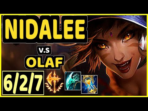 STEFAN (NIDALEE) vs OLAF - 6/2/7 KDA JUNGLE CHALLENGER GAMEPLAY - EUW