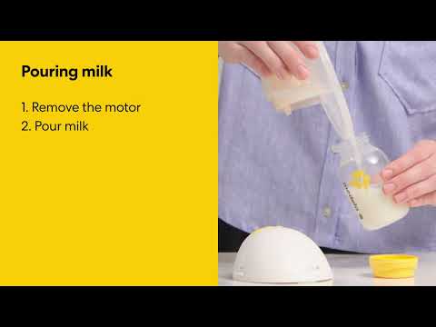 Finishing and Storing Milk with the Motion In-Bra Breast Pump