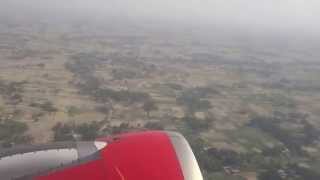 preview picture of video 'Aruna & Hari Sharma flying Air India Flight AI 405 from Varanasi to Delhi, May 29, 2014'