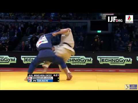 Judo 2016 Grand Prix Dusseldorf: Margveliashvili (GEO) - Takaichi (JPN) [-66kg] bronze