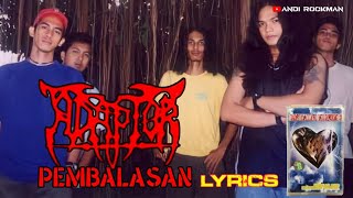 Download lagu Adaptor - Pembalasan   lyrics (Metalik Klinik 3) Musik Underground Indonesia mp3