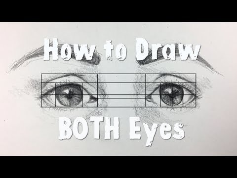 How to draw both eyes - evenly and symmetrically!