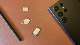 Samsung Galaxy S22 - How to Install a SIM Card