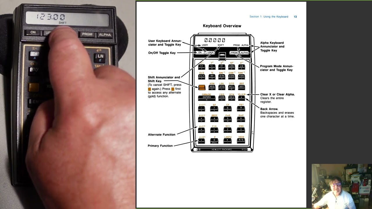 An Introduction to the Famous HP 41C Calculator. The Basics including RPN - Streamed 26 03 2025