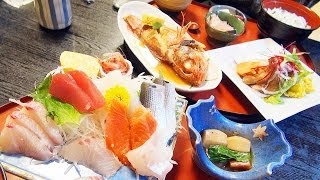 preview picture of video 'Gourmet Report:Seafood lunch,Gamagori グルメレポート みかんを買ったら蒲郡の海鮮'