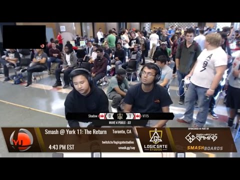 Smash at York 11 - V115 (ZSS) vs Shadow (Sheik) - SSB4 Wave 4 Pools