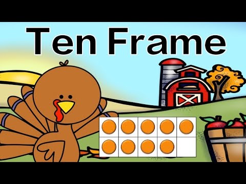 Thanksgiving Ten Frame Subitizing Math Brain Break