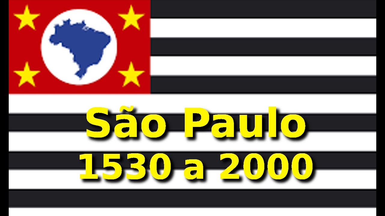 São Paulo - Municípios Paulistas - 1530 a 2000 - Mapa São Paulo - Linha do tempo cidades