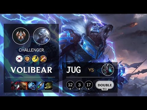 Volibear Jungle vs Ekko - KR Challenger Patch 10.14