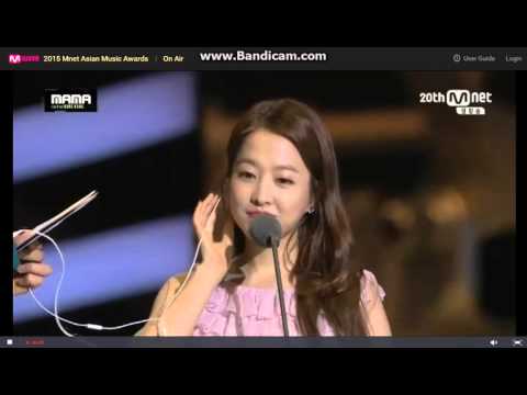 TAEYEON IS THE BEST FEMALE ARTIST AT MAMA 2015