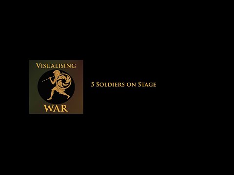 5 Soldiers on Stage with dancer and choreographer Rosie Kay