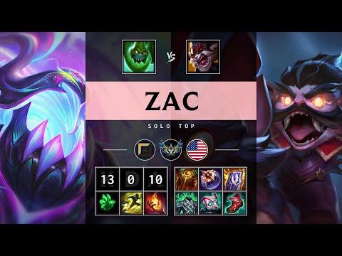 Zac Top vs Kled - NA Challenger Patch 25.17