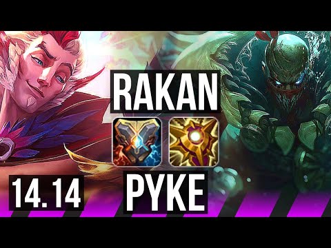 RAKAN & Xayah vs PYKE & Kai'Sa (SUP) | 0/4/26, Rank 12 Rakan | VN Challenger | 14.14