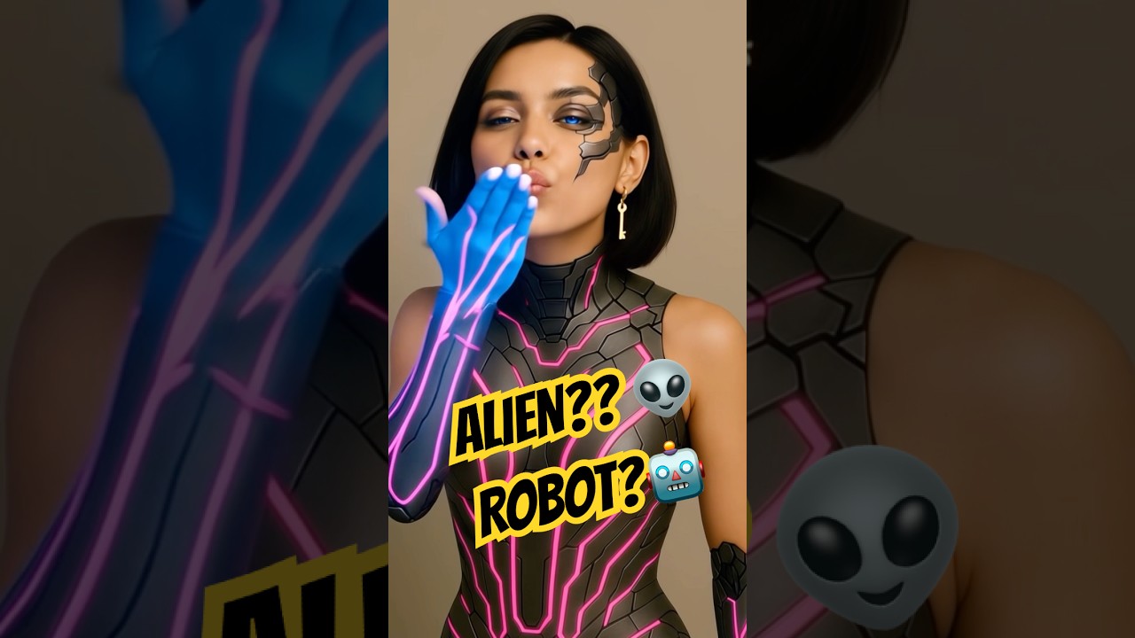 What do you think she is truly? #future #alien #robot #space #ai