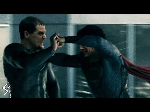 Man of Steel (4K) Superman VS Zod Part 2