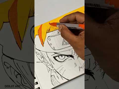 Naruto Speed Drawing #shorts