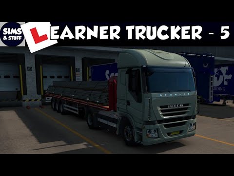 Euro Truck Sim 2 - Learner Trucker - Lesson 5 - Iveco Stralis To Helsingborg - Real Company Names