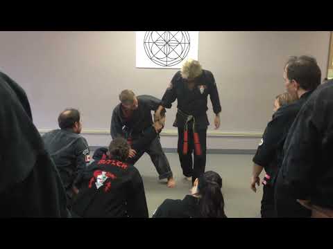 KENPO Dance of Death: Knee Break With Larry Tatum & Jamie Seabrook