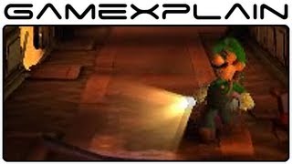 Luigi's Mansion: Dark Moon - Luigi Hums, Yells, and Hilarious Running (Gameplay Footage)