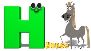 Phonics Letter- H | Alphabet Rhymes For Toddlers | ABC Songs For Babies by Kids Tv