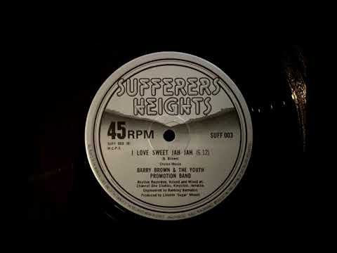 Barry Brown & The Youth Promotion Band - I Love Sweet Jah Jah ( Sufferers Heights 12", 1979)