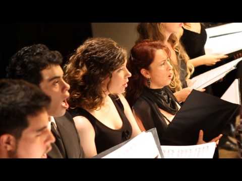 Choir singing Missa Festiva - V. Agnus Dei (John Leavitt) [CORAL UTFPR]