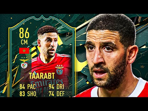 FLASHBACK TAARABT?! 😍 86 WINTER WILDCARD TAARABT PLAYER REVIEW! - FIFA 22 Ultimate Team
