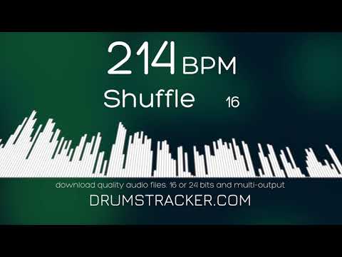 Shuffle - 214 BPM - DRUM TRACK
