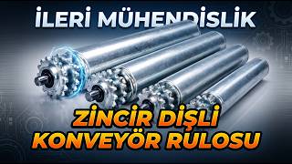Zincir Dişli Konveyör Rulosu