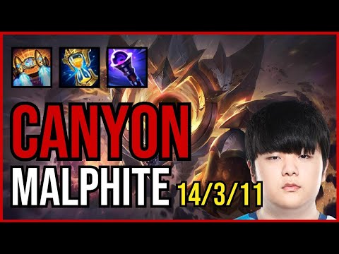 CANYON - MALPHITE vs. POPPY Top | KR CHALLENGER | PATCH 10.25