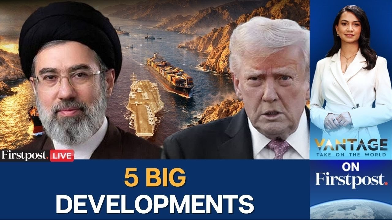 IRAN WAR LIVE: Iran Seizes Ships in Hormuz as Trump Extends Ceasefire | Vantage on Firstpost