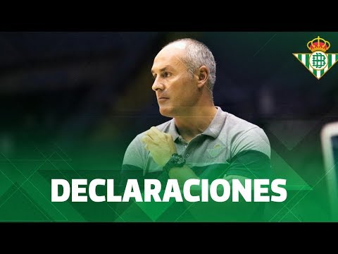 Curro Segura: "Estoy contento con el esfuerzo del equipo"