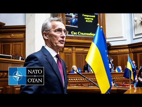 NATO Secretary General at the Verkhovna Rada in Ukraine ????????, 29 APR 2024