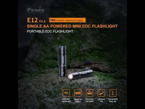 FENIX 限期特價品 E12 V2.0 便攜EDC手電筒 160Lumens 公司貨