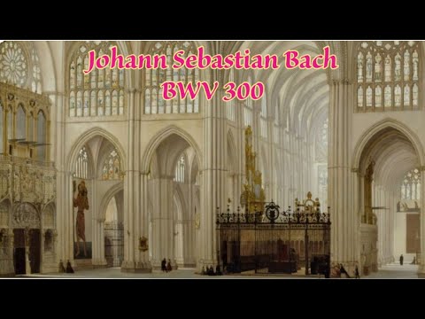 Johann Sebastian Bach - BWV 300 Choral 'Du grosser Schmerzensmann' in E minor