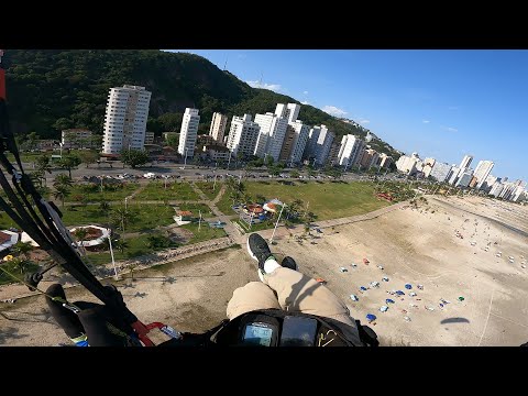 Voo 186 de Parapente IKE Costa - Prego rápido em São Vicente