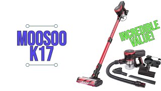 MOOSOO K17 Review!  A Very Affordable Cordless Stick Vacuum