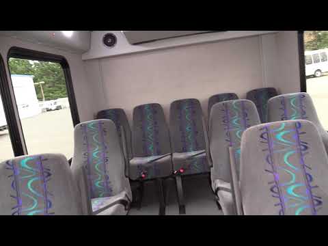 2014 Ford Goshen 14 Passenger + Rear Luggage Shuttle Bus - S17767