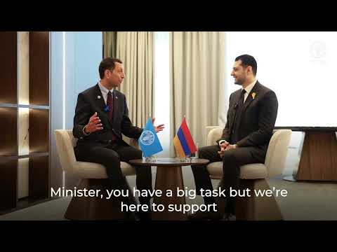 The road to COP17: FAO’s Kaveh Zahedi meets Hambardzum Matevosyan, Minister of Environment, Armenia