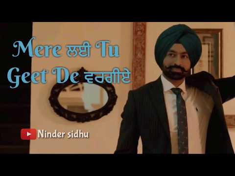 Geet de wargi Tarsem Jassar new punjabi whatsapp status and lyrics video + Download Link