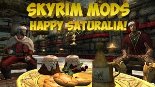 Skyrim Mods - С новым годом Скайрим|Saturalia Christmas In Skyrim