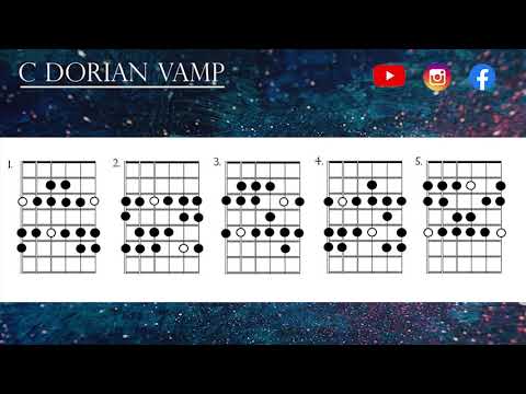 C Dorian Vamp Backing Track - Mode Practice