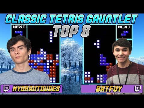 2020 CTG ICE - Rd. 1 - Hydrant vs. Batfoy - Classic Tetris Gauntlet SEASON OF ICE Tourney